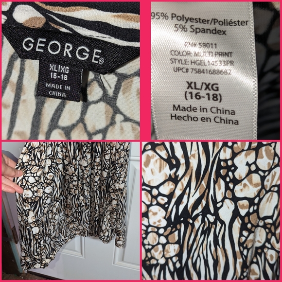 Ladies George brand wrap dress plus size - Picture 2 of 2